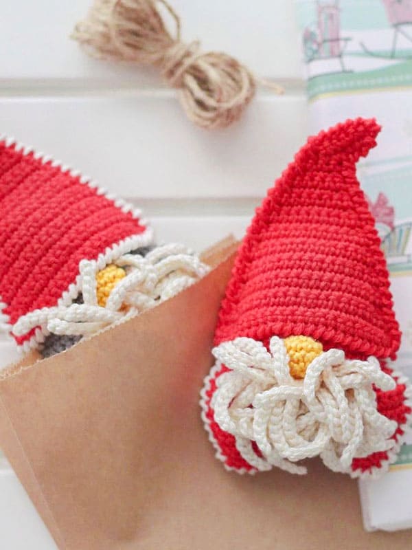 Navidad Lindos Gnomos PDF Amigurumi Patrón Gratis