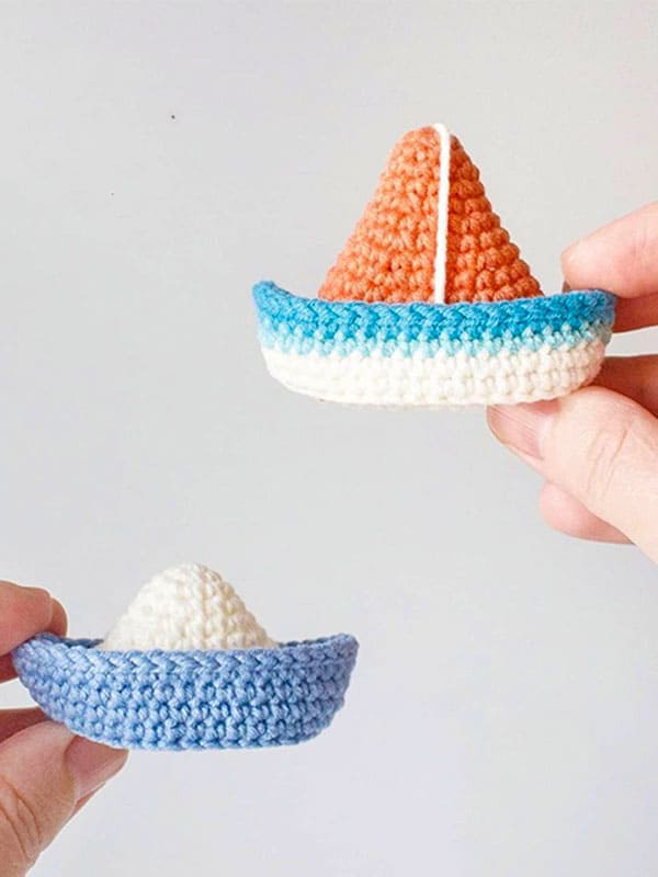 PDF Crochet Boat & Sailboat Amigurumi Free Pattern