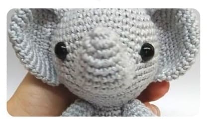 PDF Crochet Cute Little Elephant Amigurumi Free Pattern