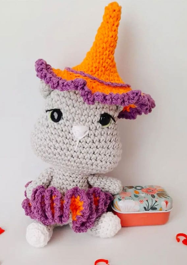 PDF Crochet Kitten Anne Amigurumi Free 