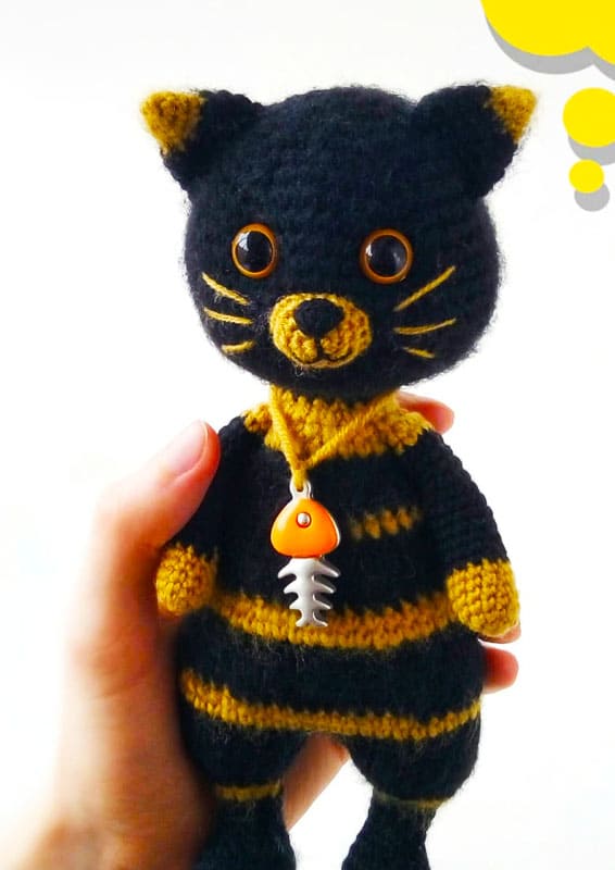 Sylvester Crochet Cat Amigurumi PDF Free Pattern (1)