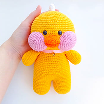 Crochet Duck Lalafan Amigurumi PDF Pattern