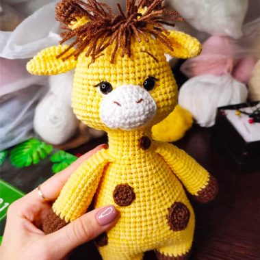 Crochet Giraffe Girl Amigurumi Free PDF Pattern (1)