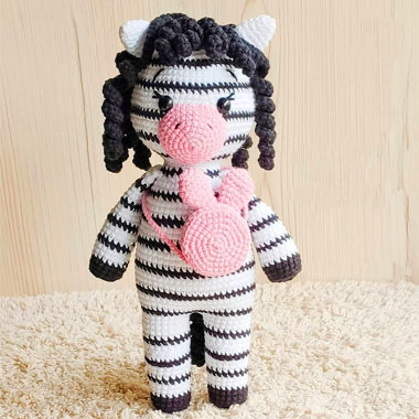 Crochet Zebra Doll Amigurumi PDF Free Pattern (1)
