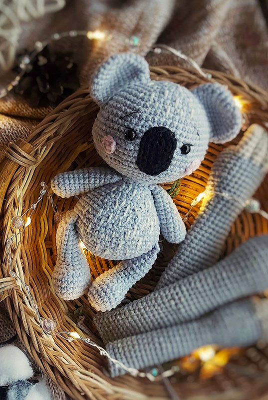 Cute Koala Amigurumi Free PDF Crochet Pattern (2)