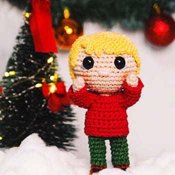 Home Alone Kevin Amigurumi Free PDF Pattern
