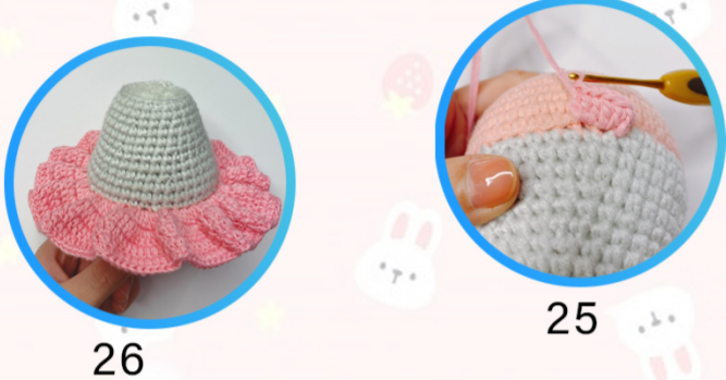 PDF Crochet Sleeping Rabbit Amigurumi Free Pattern
