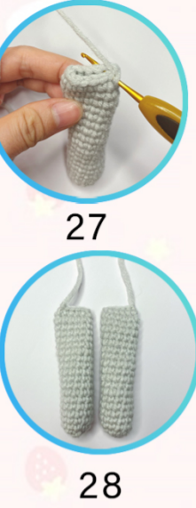 PDF Crochet Sleeping Rabbit Amigurumi Free Pattern