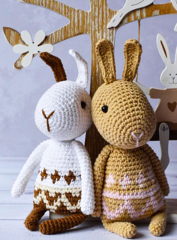 Realistic Crochet Bunny Amigurumi PDF Free Pattern (4)