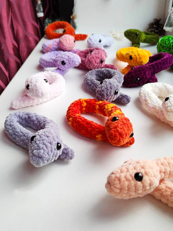 Serpiente Grande PDF Amigurumi Patrón Gratis 04