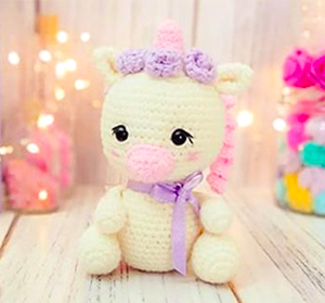 Unicornio mágico amigurumi – Cosas de Lana