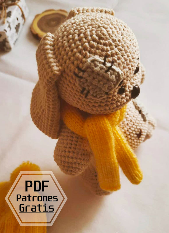 Amigo Conejo Amigurumi PDF Patrón Gratis (1)