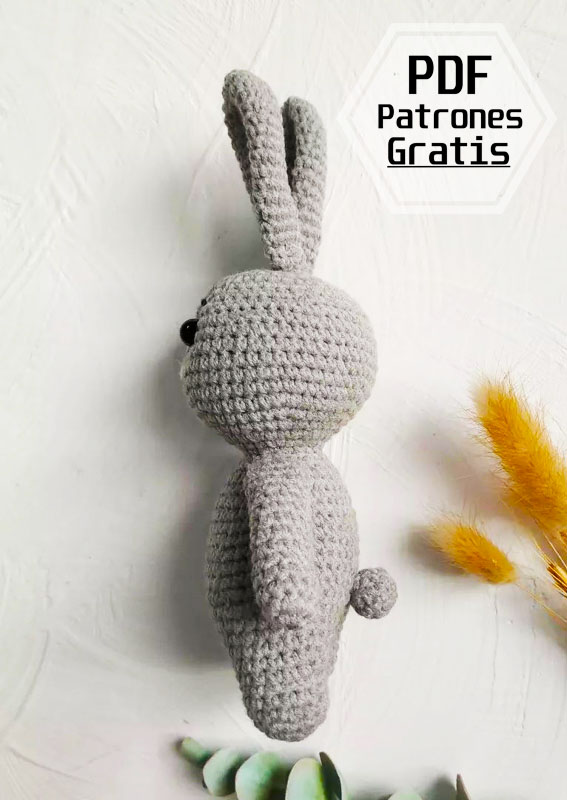 Conejo de primavera fácil Amigurumi PDF Patrón Gratis (1)