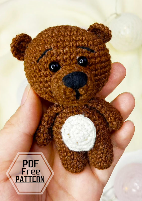 Crochet Easy Teddy Bear Amigurumi PDF Free Pattern (1)