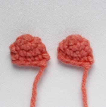 Crochet Mini Tiger PDF Amigurumi Free Pattern- ears