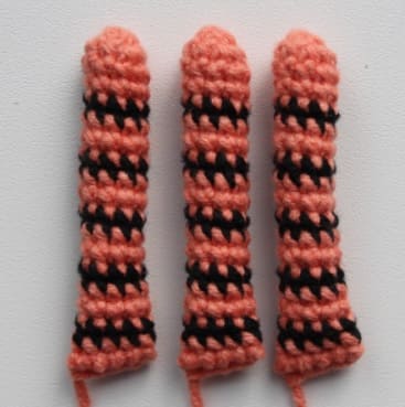 Crochet Mini Tiger PDF Amigurumi Free Pattern- handles