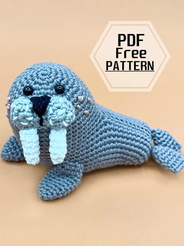 Crochet Sea Lion Billy PDF Amigurumi Free Pattern