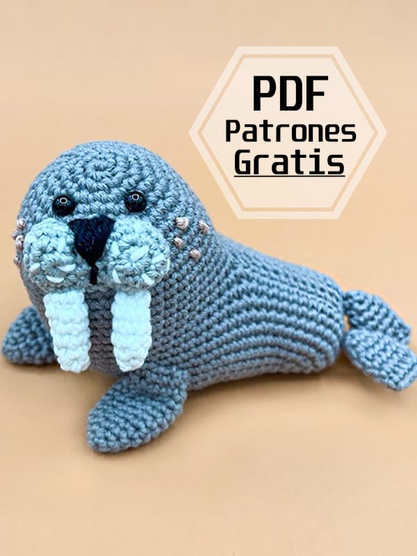 León Marino Billy Amigurumi PDF Patrón Gratis