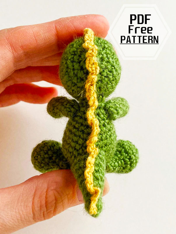 Little Crochet Dinosaur Amigurumi PDF Free Pattern (1)