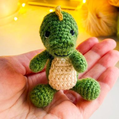 PDF Pequeño Dinosaurio Amigurumi Patrón Gratis