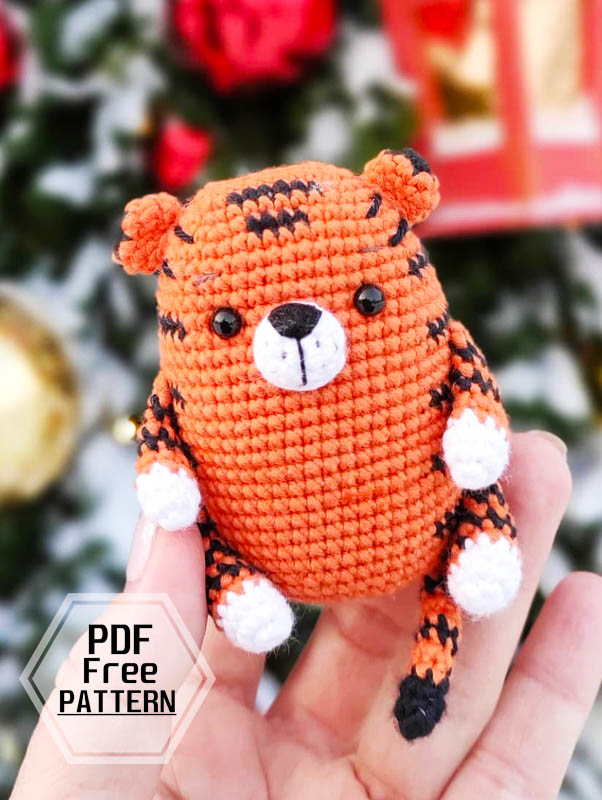 Little Tiger Crochet Amigurumi PDF Free Pattern (3)