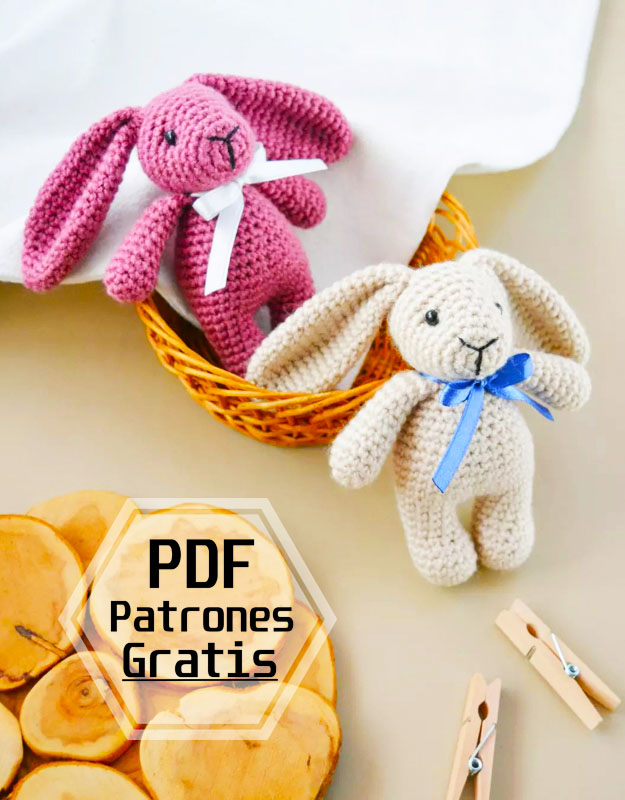 Llavero Conejo Mariana Amigurumi PDF Patrón Gratis (2)