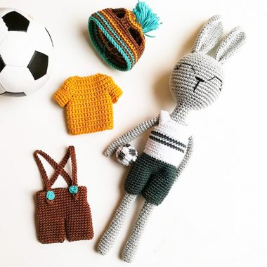 PDF Crochet Sport Bunny Amigurumi Free Pattern