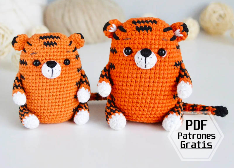 Pequeño Tigre Patrón Amigurumi Gratis Paso a Paso (1)