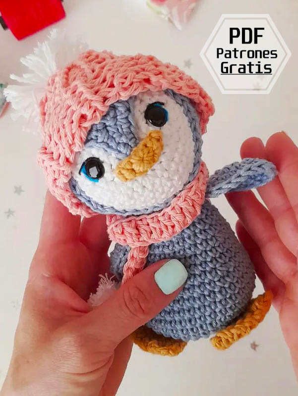 Pingüino Amigurumi Patrón Amigurumi PDF Gratis (2)
