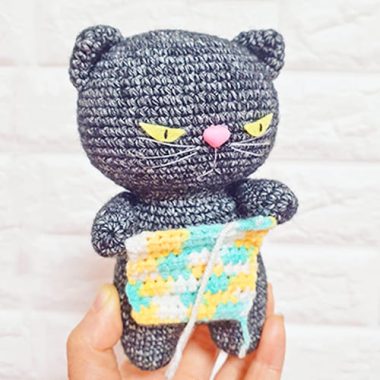 The Cat Who Crochet Amigurumi PDF Crochet Pattern