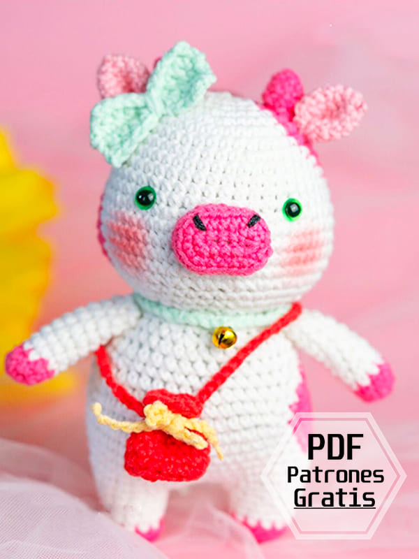 Vistoso La Vaca PDF Amigurumi Patrón Gratis