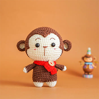 Patrón gratis de amigurumi caracol a ganchillo.