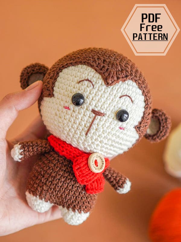 Crochet Monkey PDF Amigurumi Free Pattern