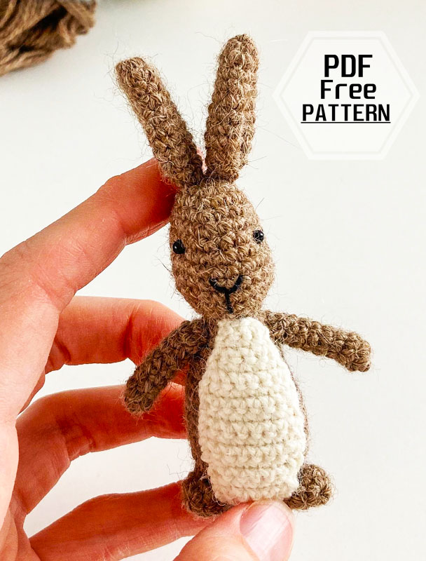 Easy Peter Rabbit Crochet Amigurumi PDF Pattern (3)