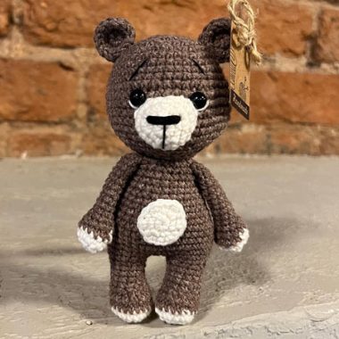 Free Bernadette the Bear Stuffed Animal Amigurumi Crochet Pattern