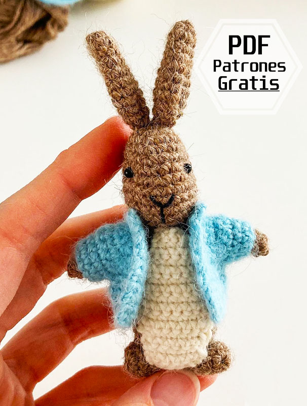 Fácil Peter Conejo Amigurumi PDF Patrón Gratis (1)