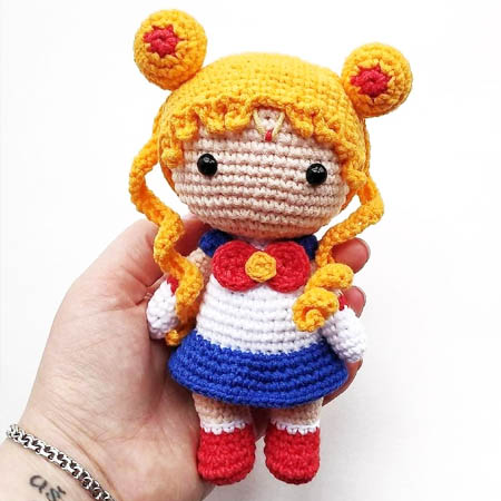 Sailor Moon Crochet Doll Amigurumi Free 