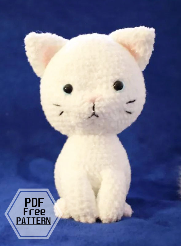 Snow White Cat Amigurumi Free PDF Pattern (2)