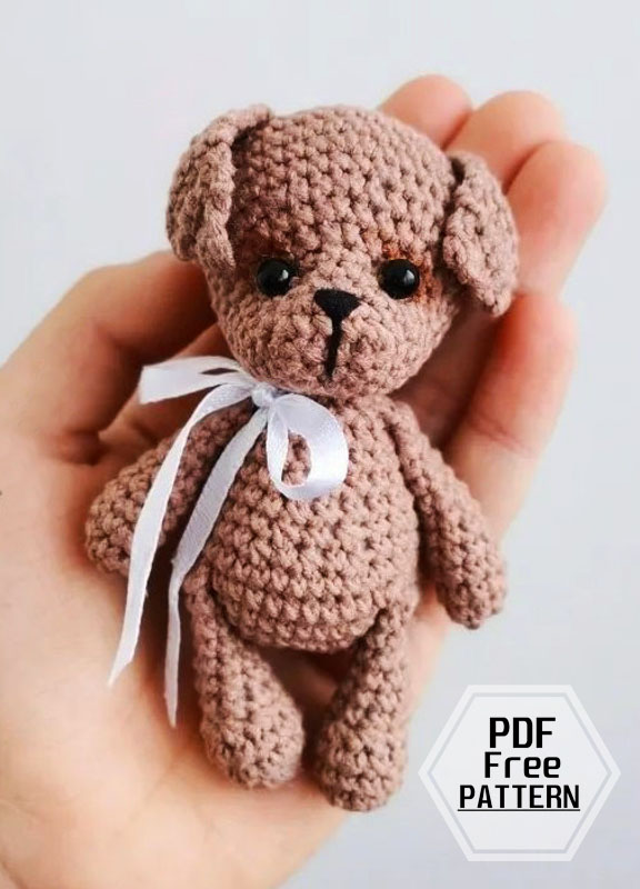 Crochet Mini Dog PDF Amigurumi Pattern (1)