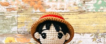 One Piece Character Crochet Luffy PDF Amigurumi Free Pattern