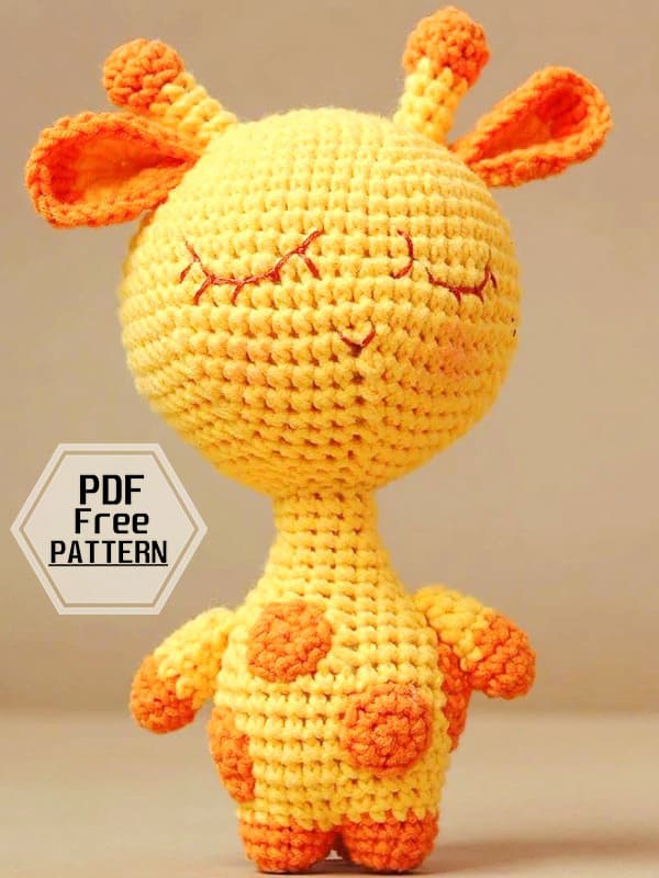 Tally The Crochet Giraffe Amigurumi PDF Free Pattern