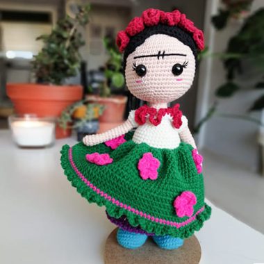 Crochet Doll Frida Kahlo Amigurumi PDF Pattern