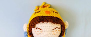 Crochet Doll with Hoodie Amigurumi PDF Pattern (1)